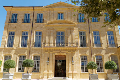 Vue de l'hôtel de Caumont à Aix-en-Provence