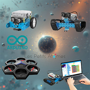 Image de présentation d'un stage de vacances de robotique pour adolescents de 10 à 14 ans.